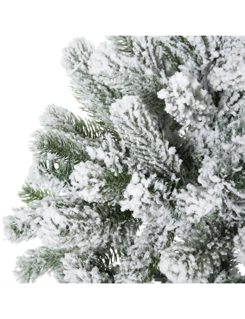 imagem de Árvore de Natal Ø90x150cm cor verde e branco 830-2959