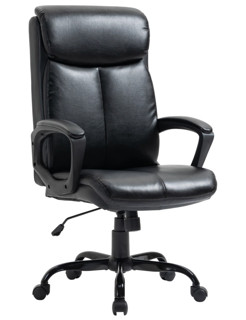 Vinsetto - Cadeira Escritório 67x69x117cm cor preto 921-490V01BK