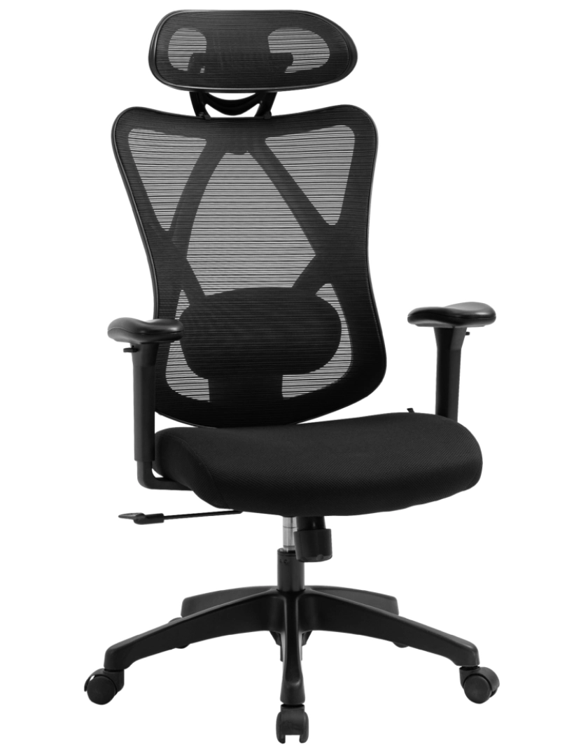 Vinsetto - Cadeira de Escritório 67x64x127cm cor preto 921-489