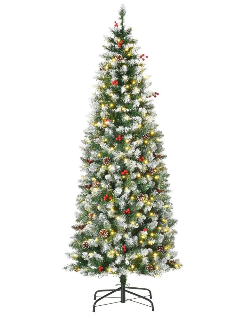 imagem de Árvore de Natal com Luz Ø65x180cm cor verde 830-380V921