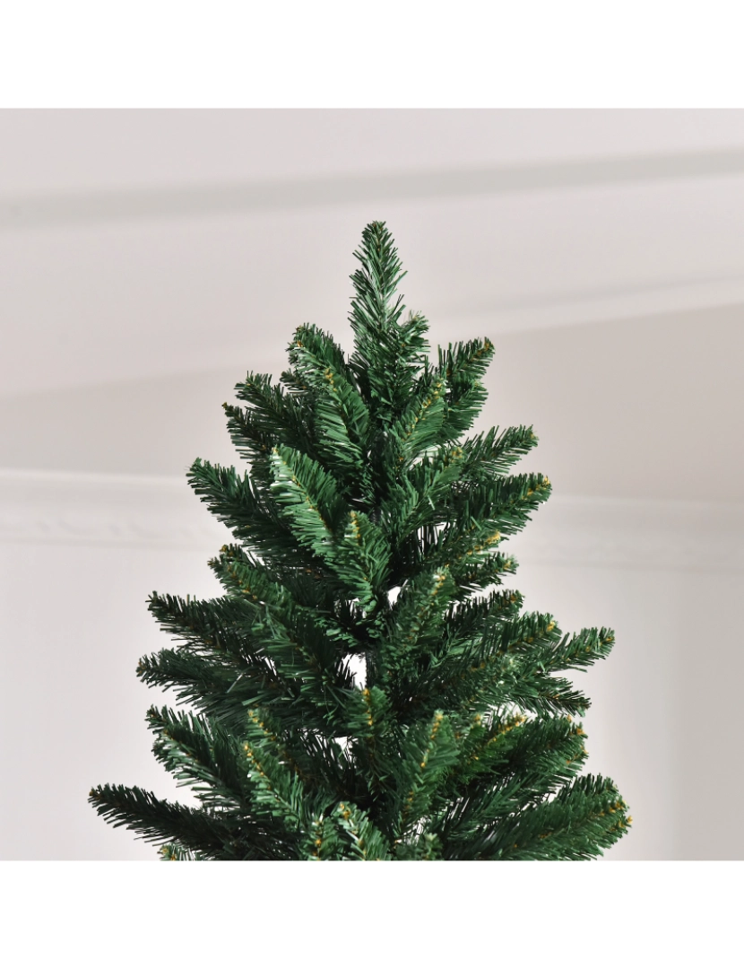 imagem de Árvore de Natal Artificial 240cm Ø120x240cm cor verde 830-354V018