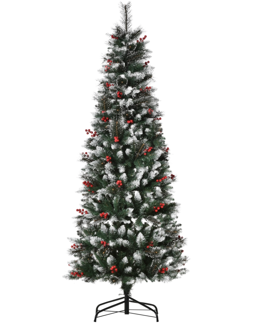 imagem de Árvore de Natal Artificial Ø60x180cm cor verde 830-363V011