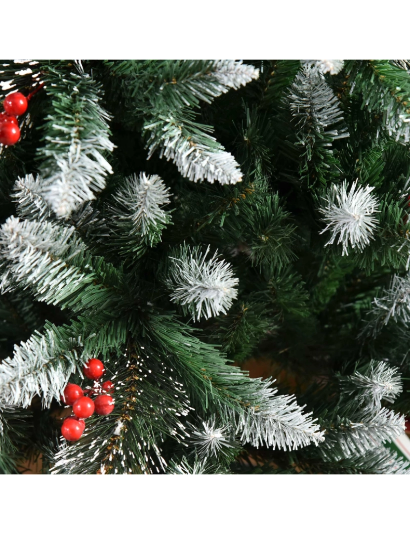 imagem de Árvore de Natal Artificial Ø60x180cm cor verde 830-363V019