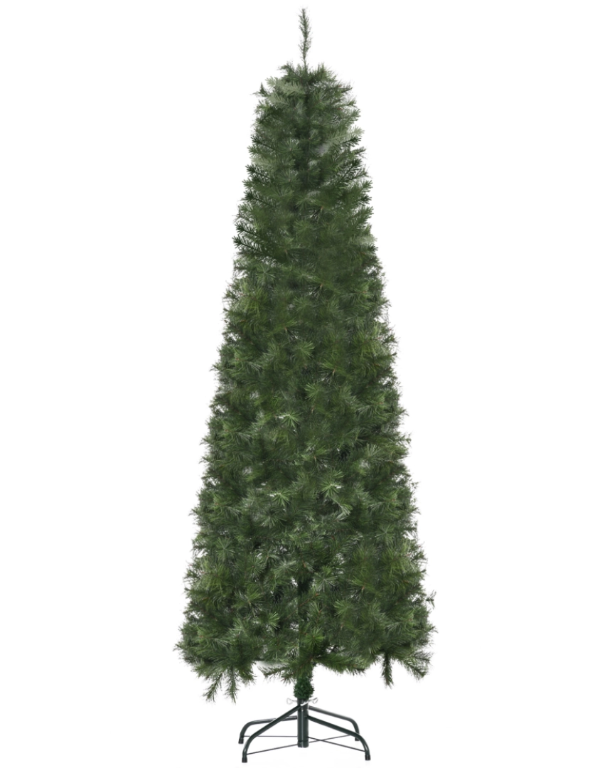imagem de Árvore de Natal Artificial Ø63x180cm cor verde 830-579V01GN1