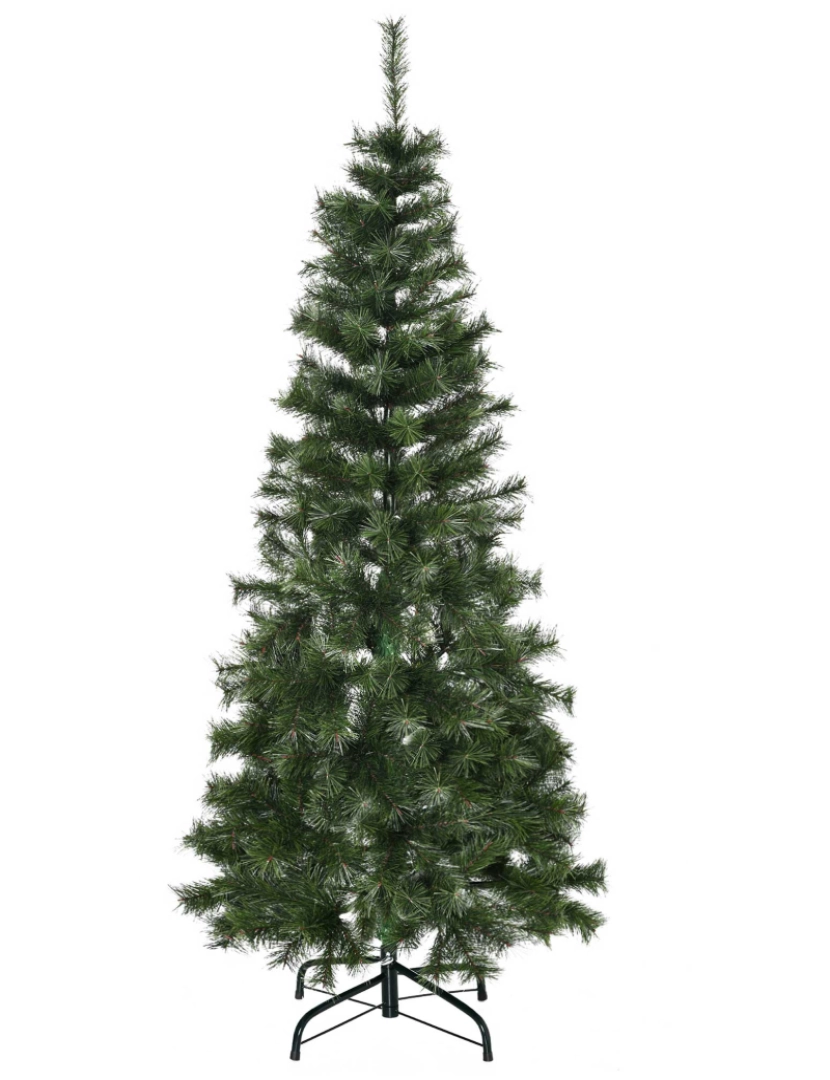 imagem de Árvore de Natal Artificial Ø53x150cm cor verde 830-579V00GN1