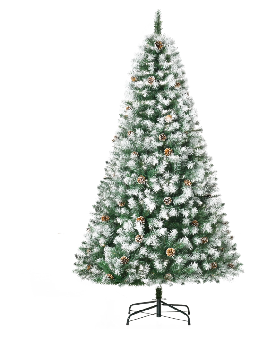 Homcom - Árvore de Natal Artificial 180cm Ø103x180cm cor verde 830-378V01