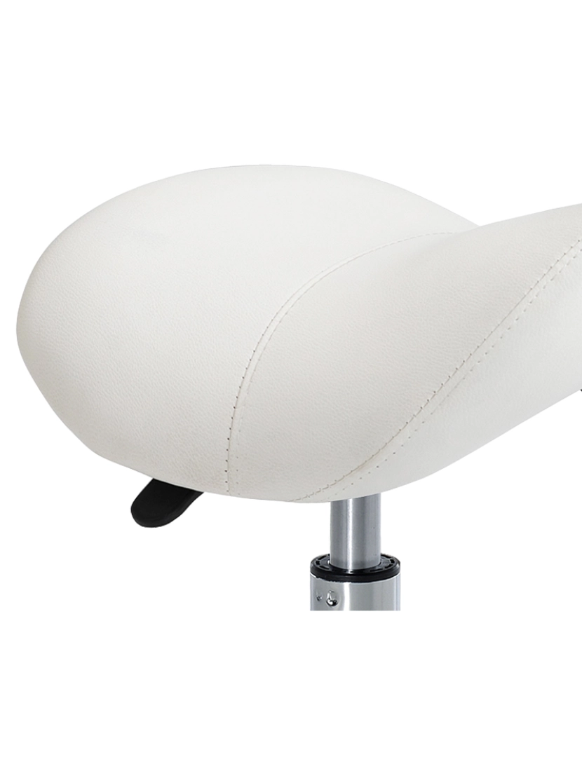 imagem de Cadeira De Trabalho 52x53x(49-61)cm cor branco 02-06934