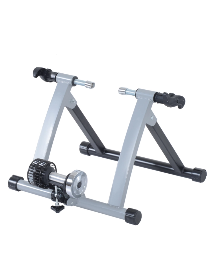 Homcom - Rolo de Treinamento Bicicleta 54,5x47,2x39,1cm cor prata 5661-0059