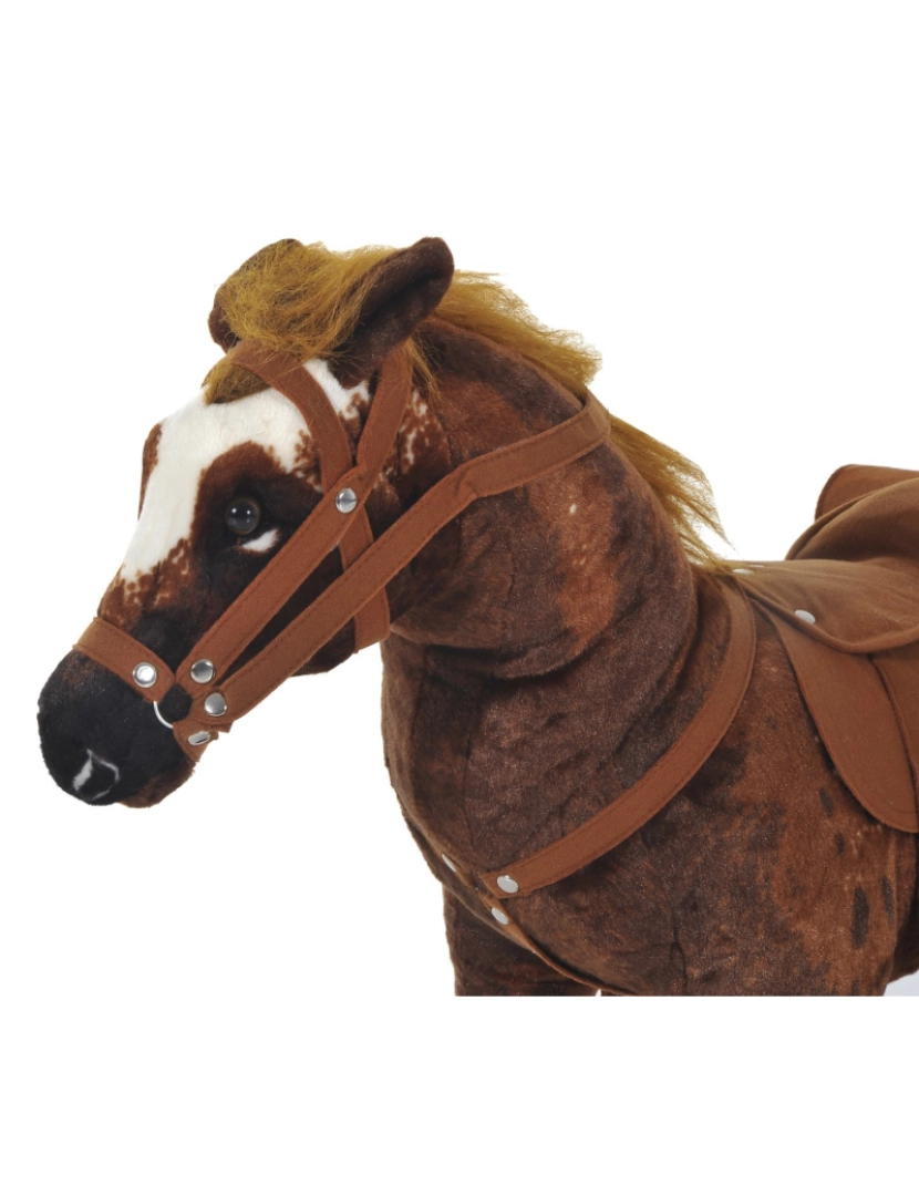 imagem grande de Cavalo de Brinquedo 85x28x60cm cor marrom 330-0516