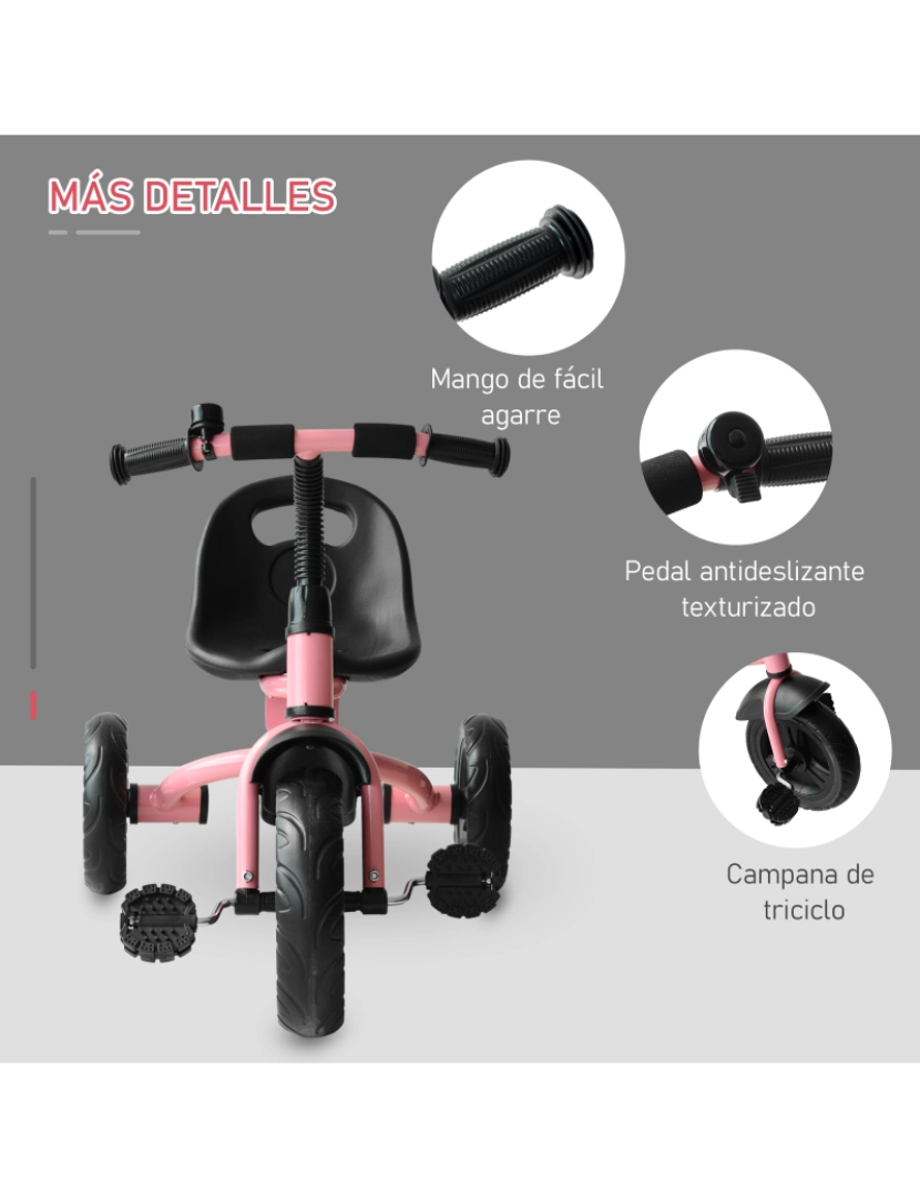 imagem de Trocliclo Infantil 74x49x55cm cor rosa 370-024PK5