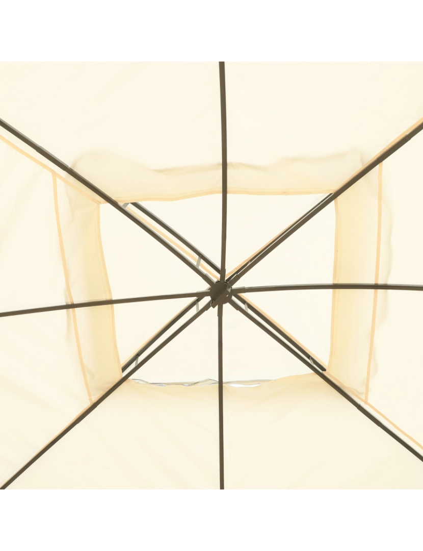 imagem de Pérgola Exterior 300x365x275cm cor crema 84C-0878