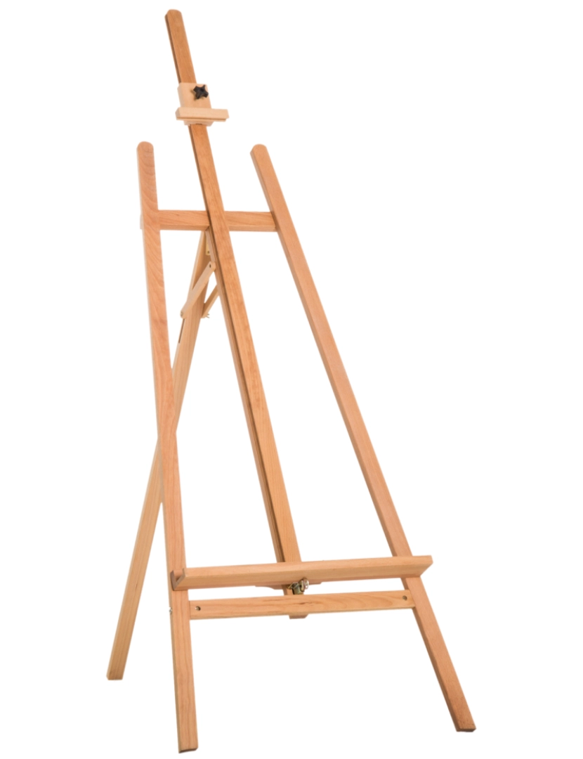 imagem de Cavalete de Madeira 65x44x(174-230)cm cor madera 914-0211
