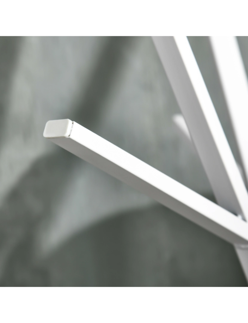 imagem de Cabide de Suporte de Metal 45x45x180cm cor branco 831-174WT8