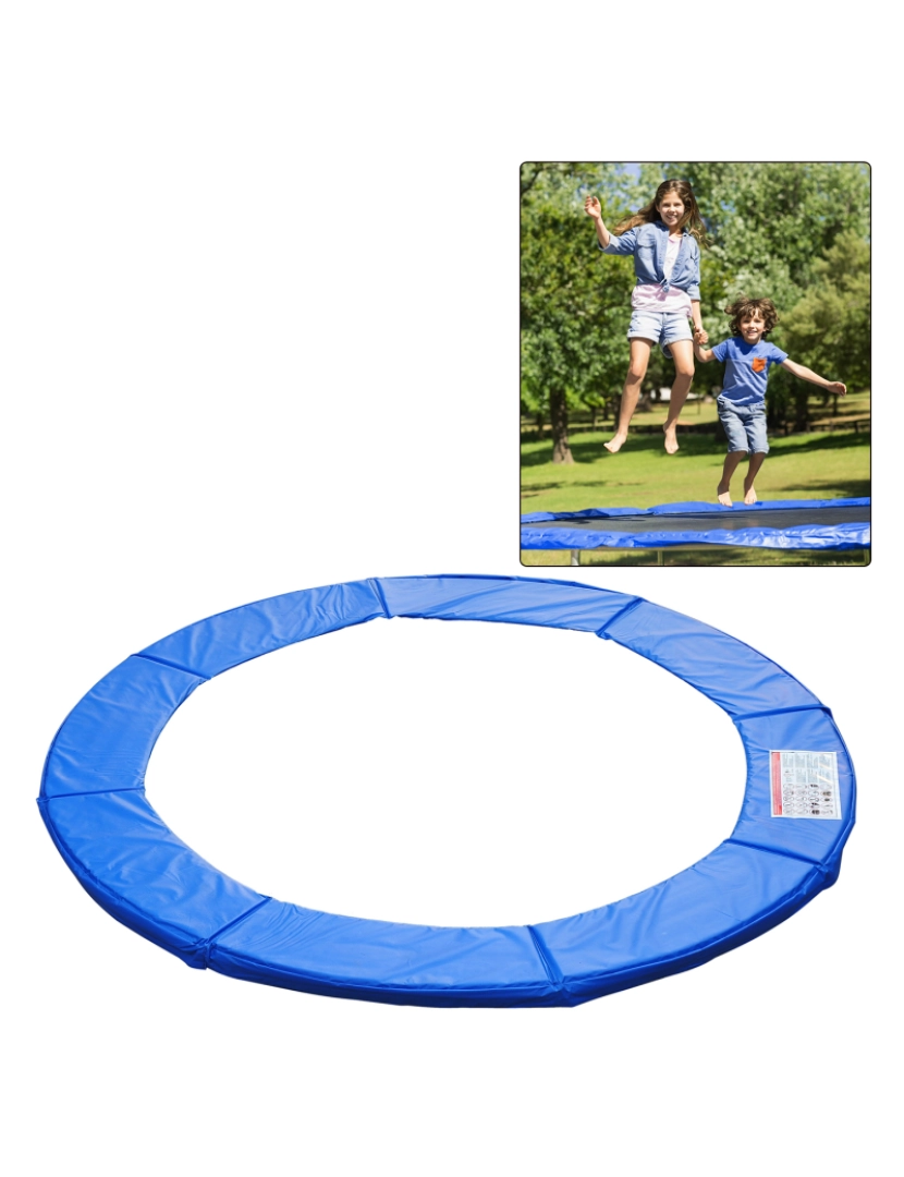 Homcom - Proteção de Borda de Trampolim Ø305 cor azul 120307-007