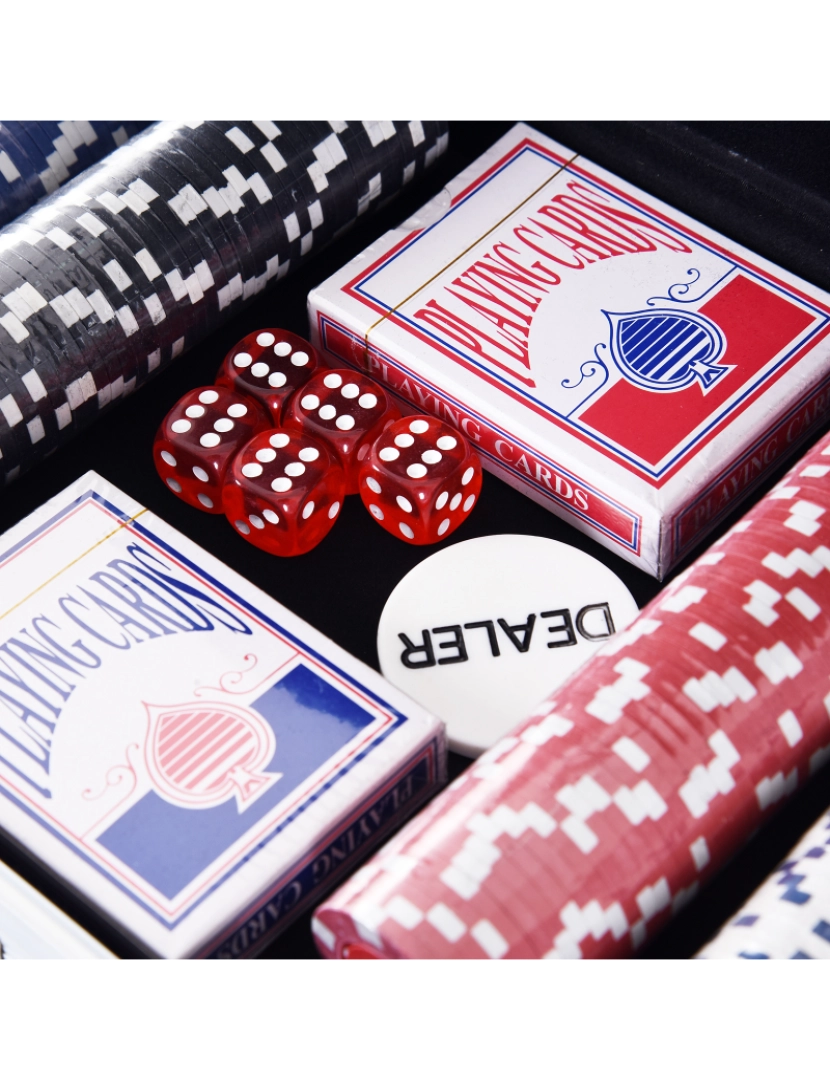 imagem grande de Maleta de Poker 38x20,5x6,5cm cor multicolor A70-014V014