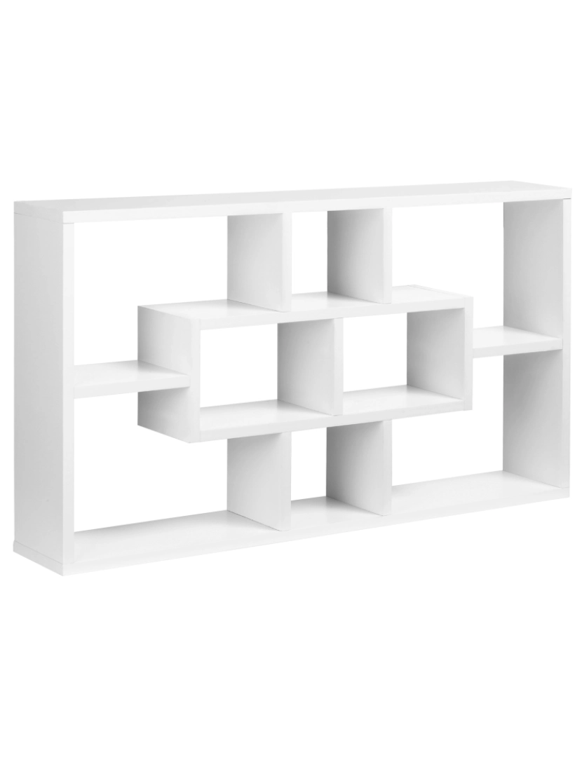 Homcom - Decorativa Prateleira 85x14,5x47,5cm cor blanco 830-234