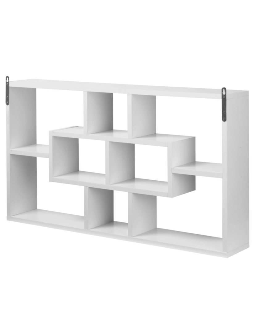 imagem de Decorativa Prateleira 85x14,5x47,5cm cor blanco 830-2348