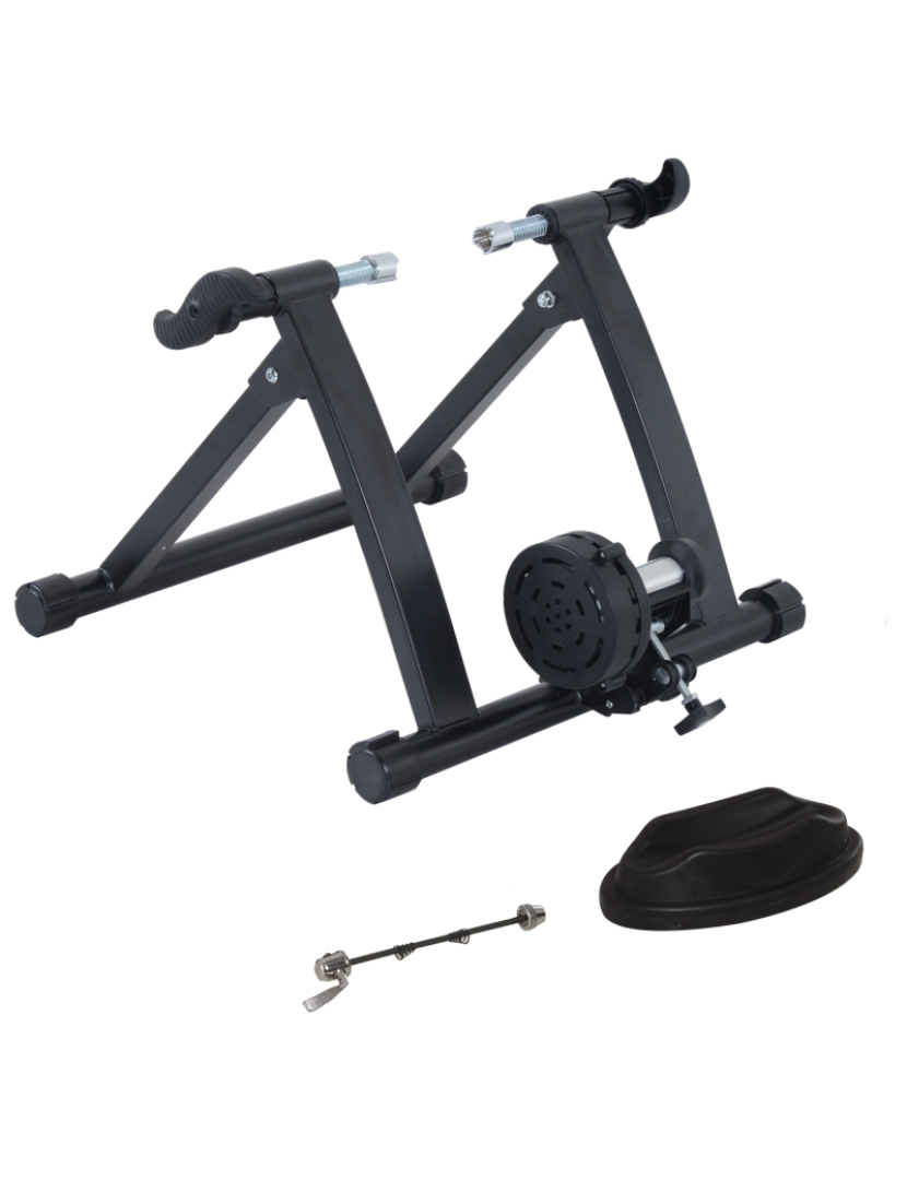 imagem de Rolo de treinamento de bicicleta 54,5x47,2x39,1cm cor preto 5661-00161