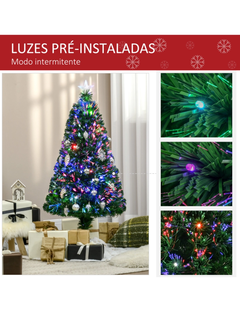 imagem de Árvore de Natal Φ45x90cm cor verde 02-03446