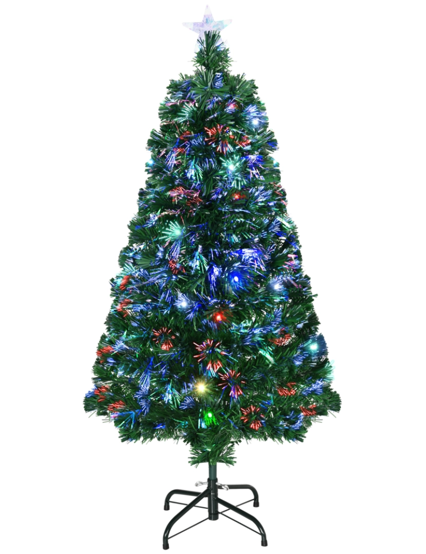 Homcom - Árvore de Natal Φ60x120cm cor verde 02-0343