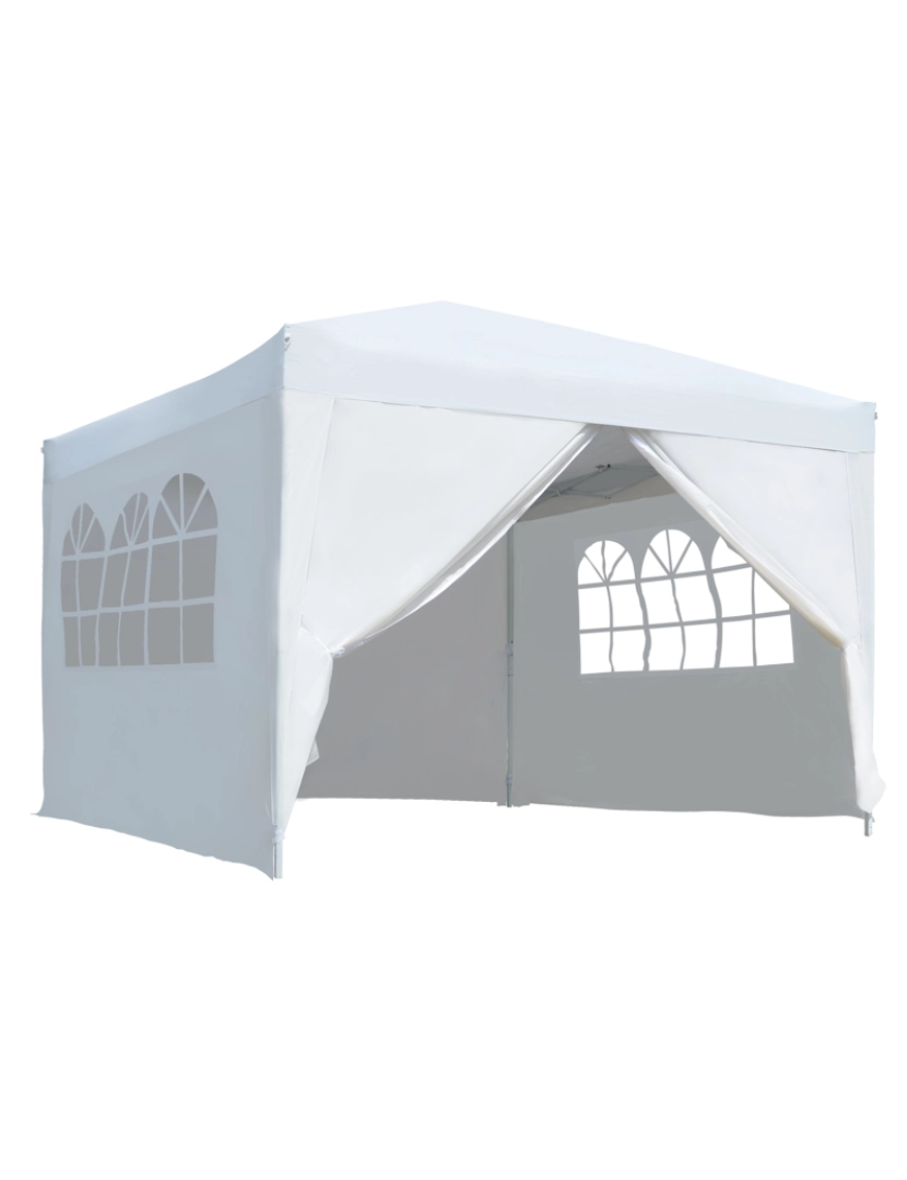 imagem de Tenda de Festas 295x295x295-258cm cor branco 100110-067W1