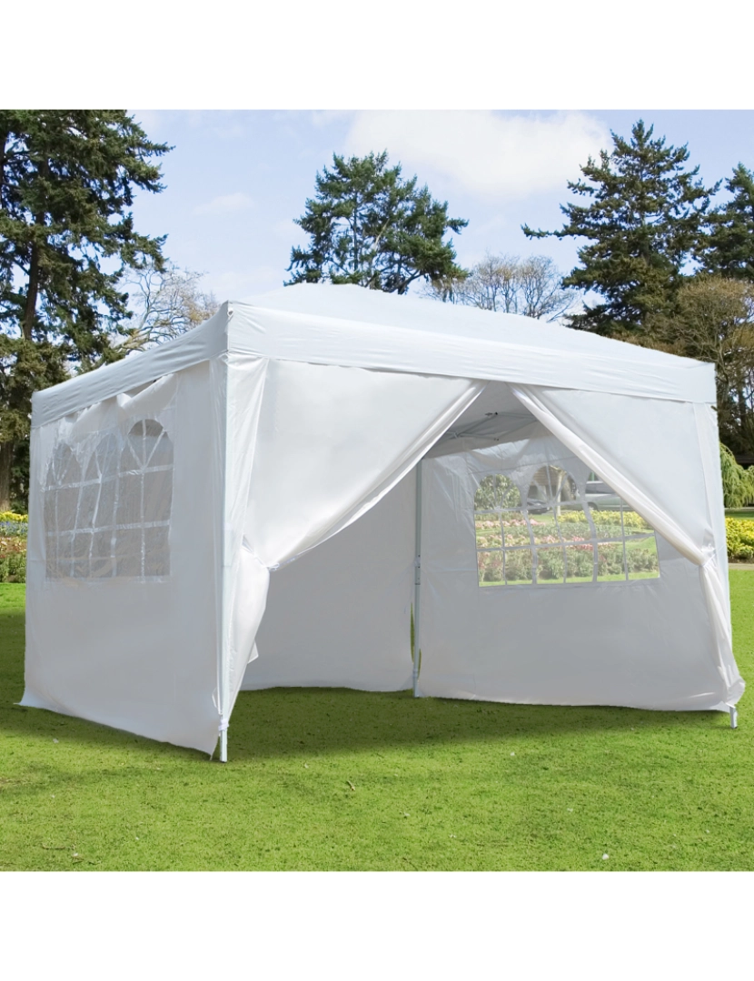 imagem de Tenda de Festas 295x295x295-258cm cor branco 100110-067W2