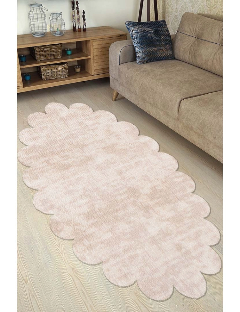 ASR - Tapete Ellipse Daisy Pattern bege