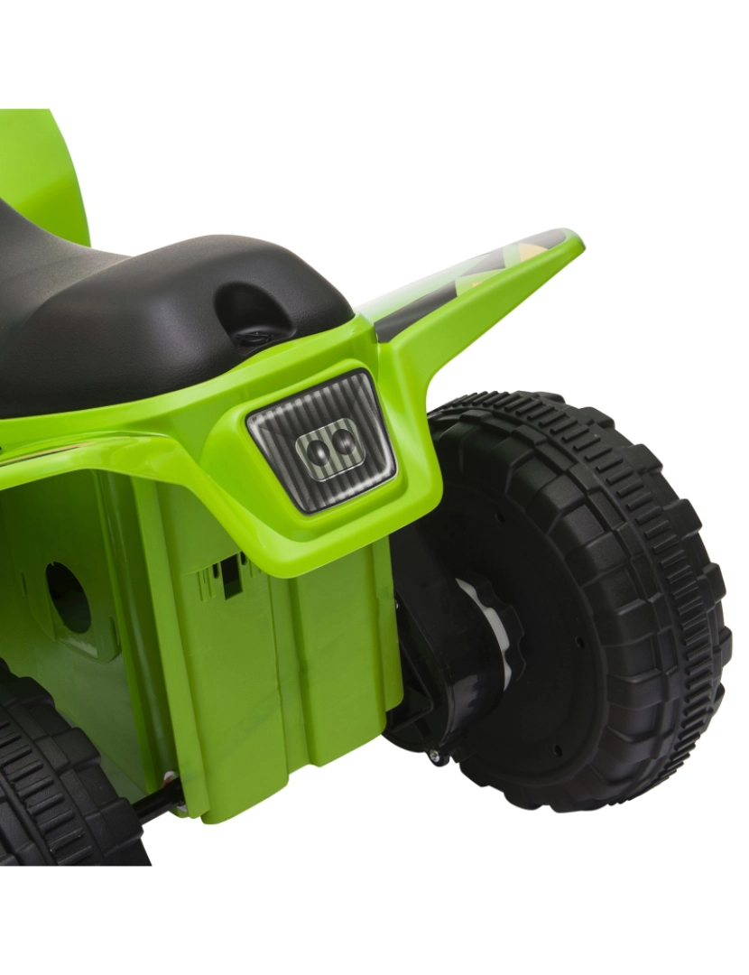 imagem de Quadriciclo Elétrico para Crianças 72x40x45.5cm cor verde 370-166V90GN9