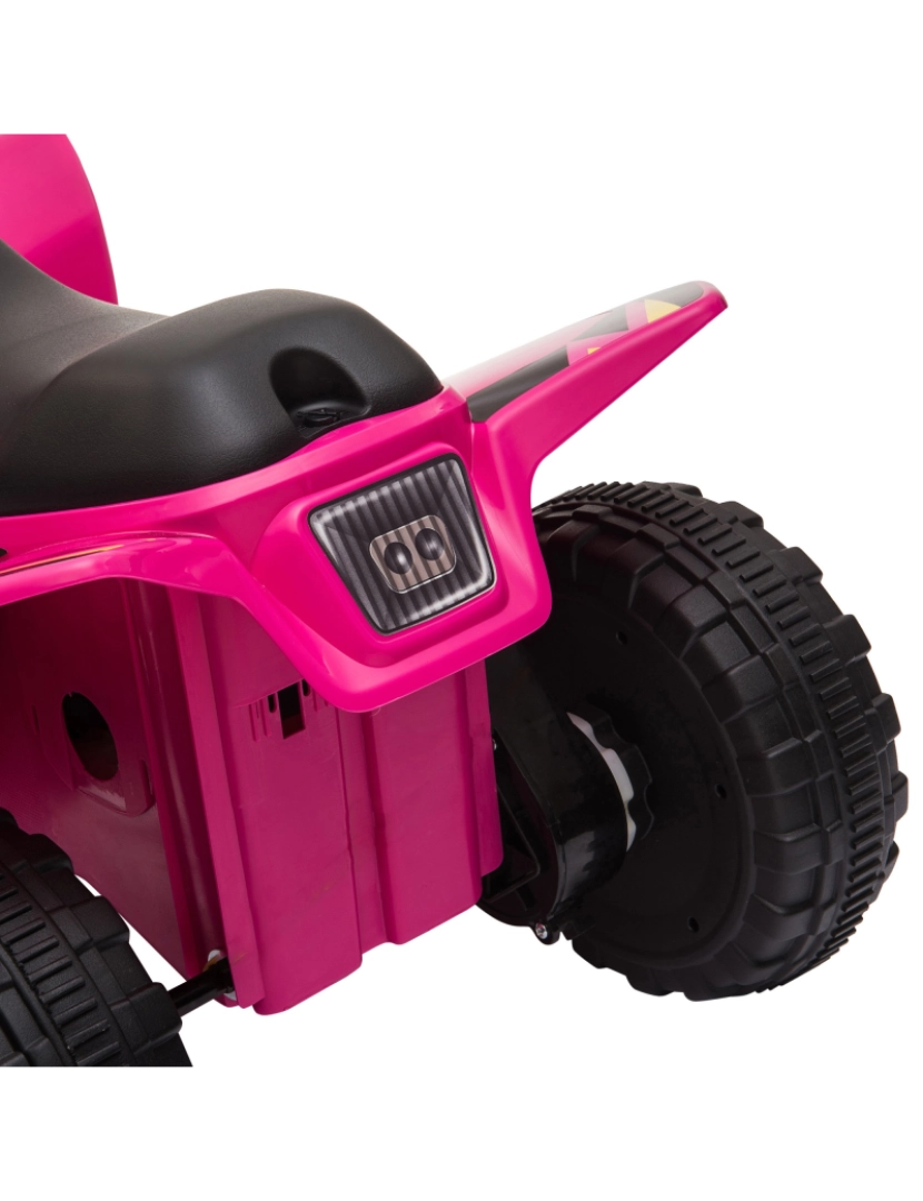 imagem grande de Quadriciclo Elétrico para Crianças 72x40x45.5cm cor rosa 370-166V90PK9