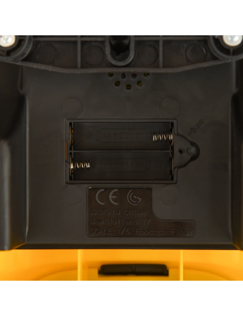 imagem de Trator com Reboque Infantil 91x29x44cm cor amarelo 370-173YL9