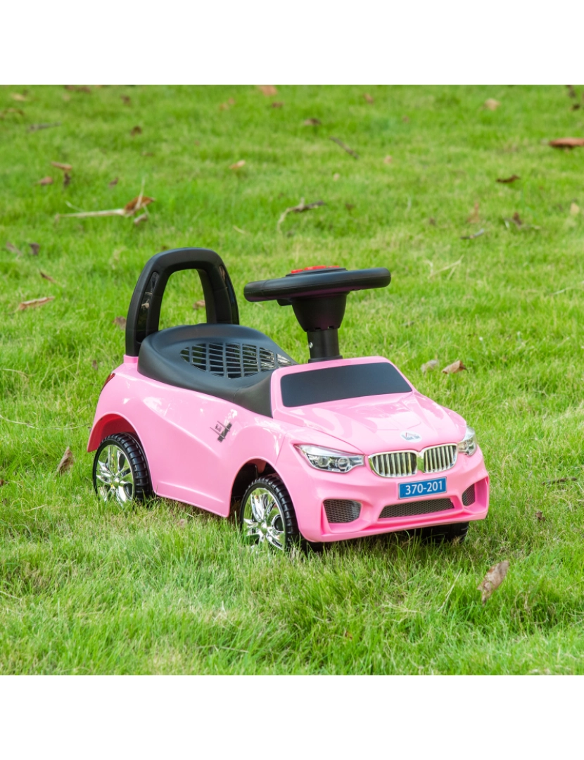 imagem grande de Carro Andador para Crianças 63.5x28x36cm cor rosa 370-201PK2
