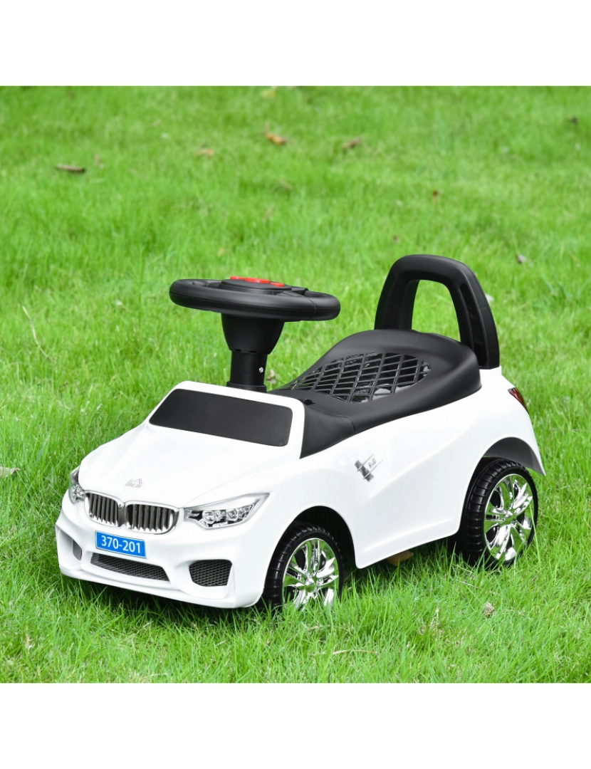 imagem de Carro Andador para Crianças 63.5x28x36cm cor branco 370-201WT2