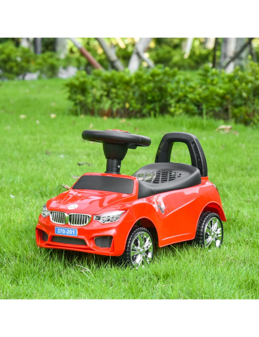 imagem de Carro Andador para Crianças 63.5x28x36cm cor vermelho 370-201RD2