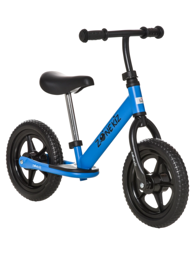 Homcom - Bicicleta sem Pedais para Crianças 89x37x55cm cor azul 370-203BU