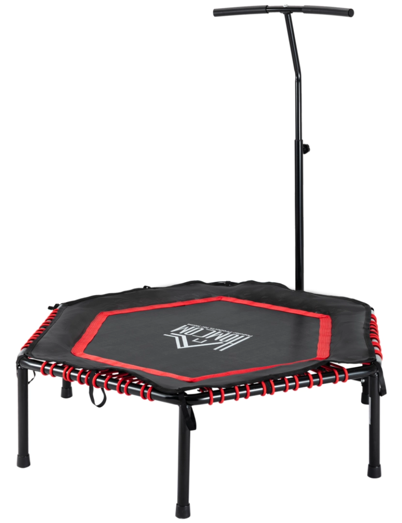 imagem de Trampolim Fitness Ø122x138cm cor vermelho e preto A71-006V01RD1