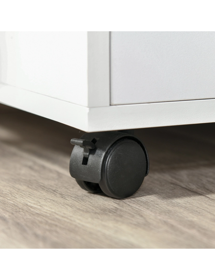 imagem de Suporte da impressora 60cmx50cmx65.5cm cor branco 924-012WT7