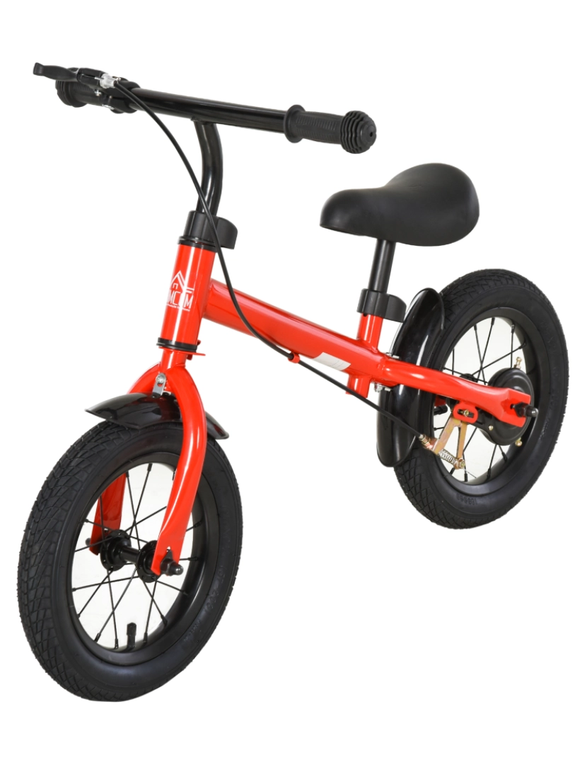Homcom - Bicicleta sem Pedais 86x43x60cm cor vermelho 370-098