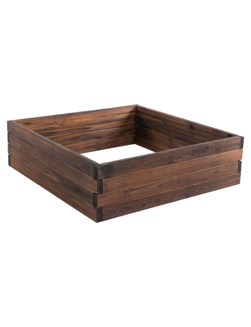 imagem de Horta Vertical 80x80cmx22,5cm cor marrom 845-4538