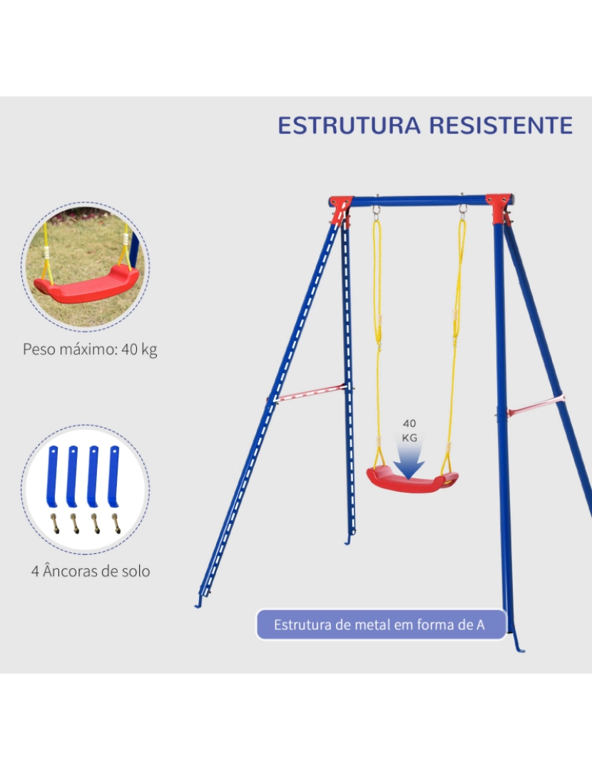 imagem de Baloiço Infantil cor blue, yellow and red 344-020NU4