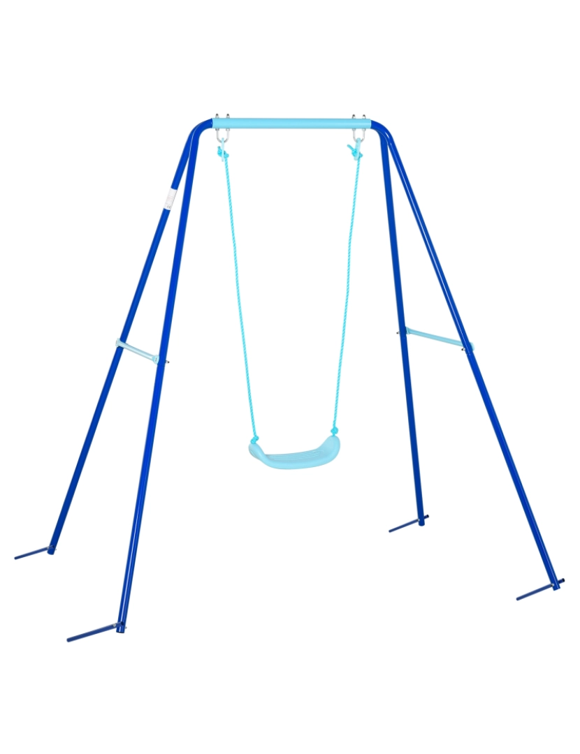 imagem de Metal Swing Set cor dark blue, light blue 344-0191