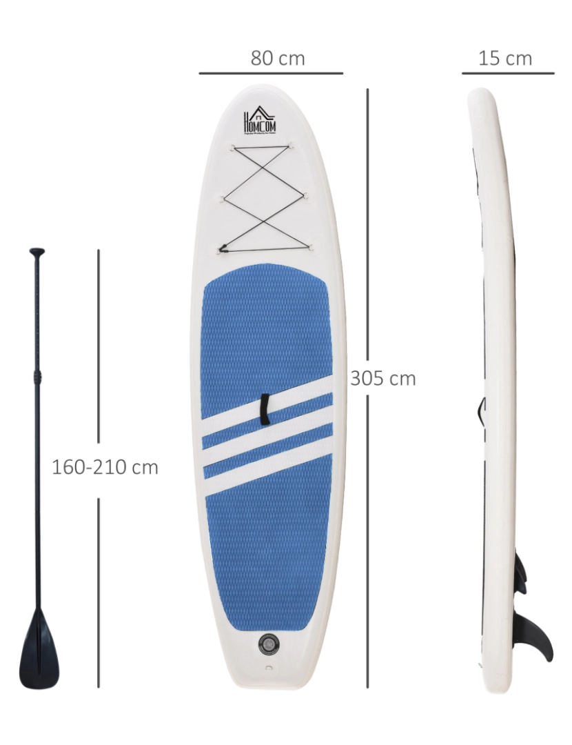 imagem de Prancha de paddle surf inflável cor blue and white A33-013BU3