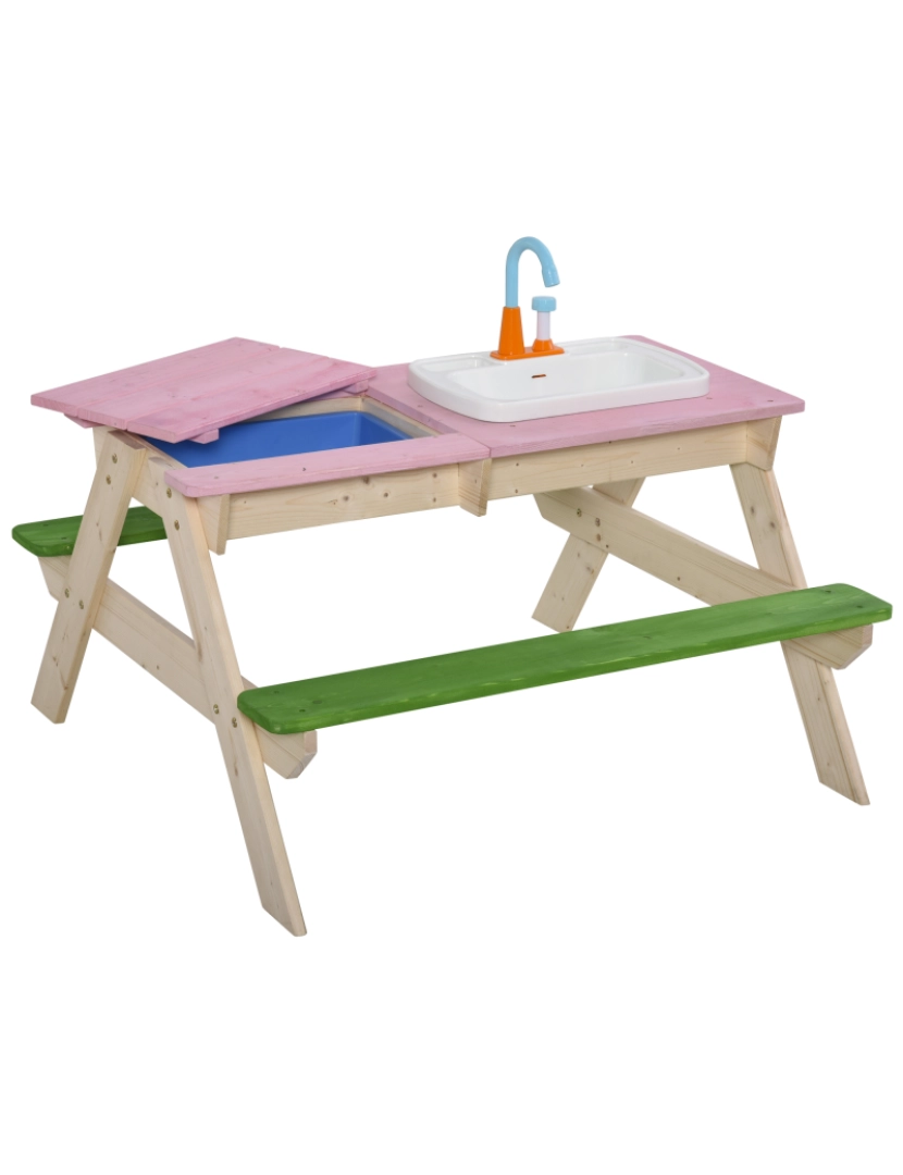 imagem de Mesa de Madeira Infantil 343-031PK1