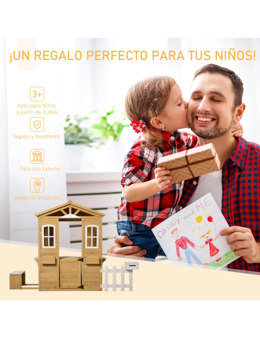 imagem de Casa para crianças cor natural and white 345-0206