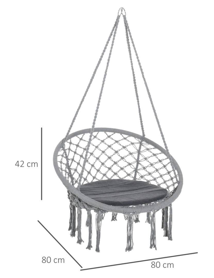 imagem de Cadeira Suspensa cor grey 84A-194V01GY3