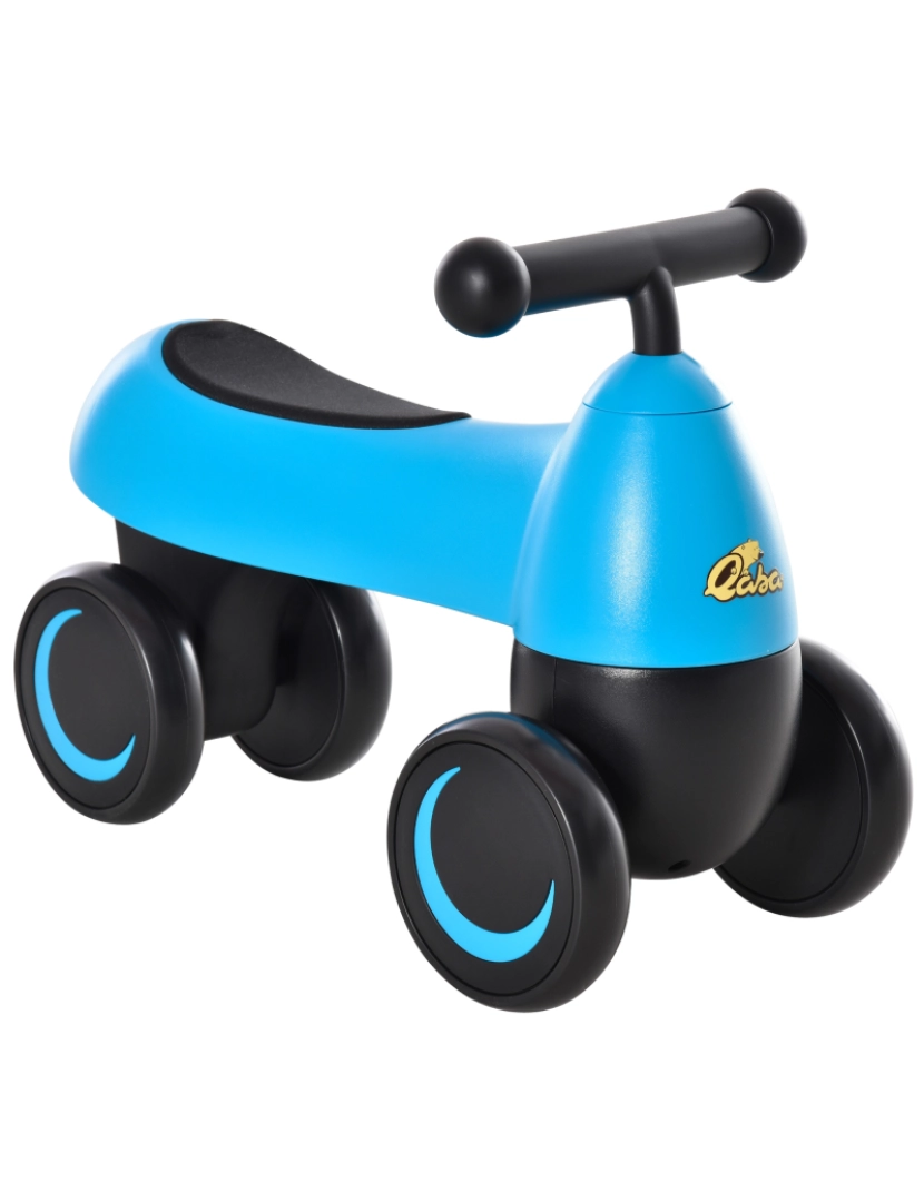 Homcom - Quadriciclo Infantil 54x26x38cm cor azul e preto 370-153BU
