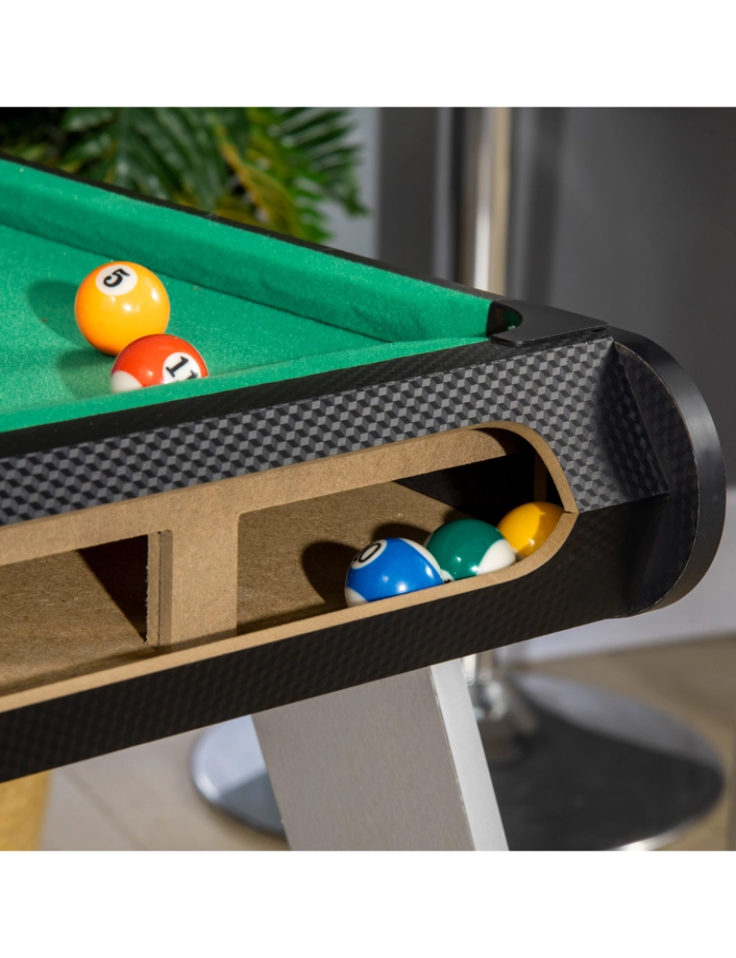 imagem de HOMCOM Mesa Multi Jogos para Crianças acima de 7 Anos Mesa de Jogos 6 em 1 com Rodas Bilhar Matraquilho Ping Pong Lançamento de Anéis Hóquei no Gelo e Air Hóquei 120x88x79cm Multicor9
