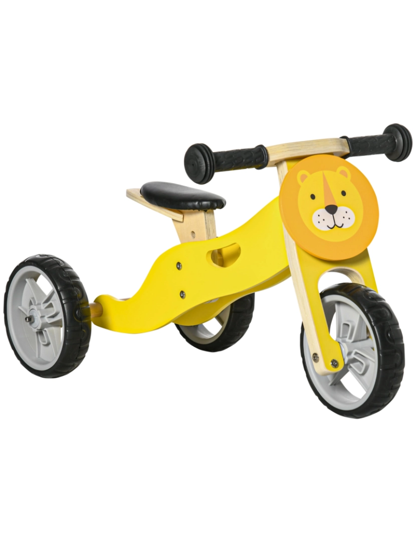 Aiyaplay - Bicicleta sem Pedais 60x38x38cm cor amarelo 370-231V00YL