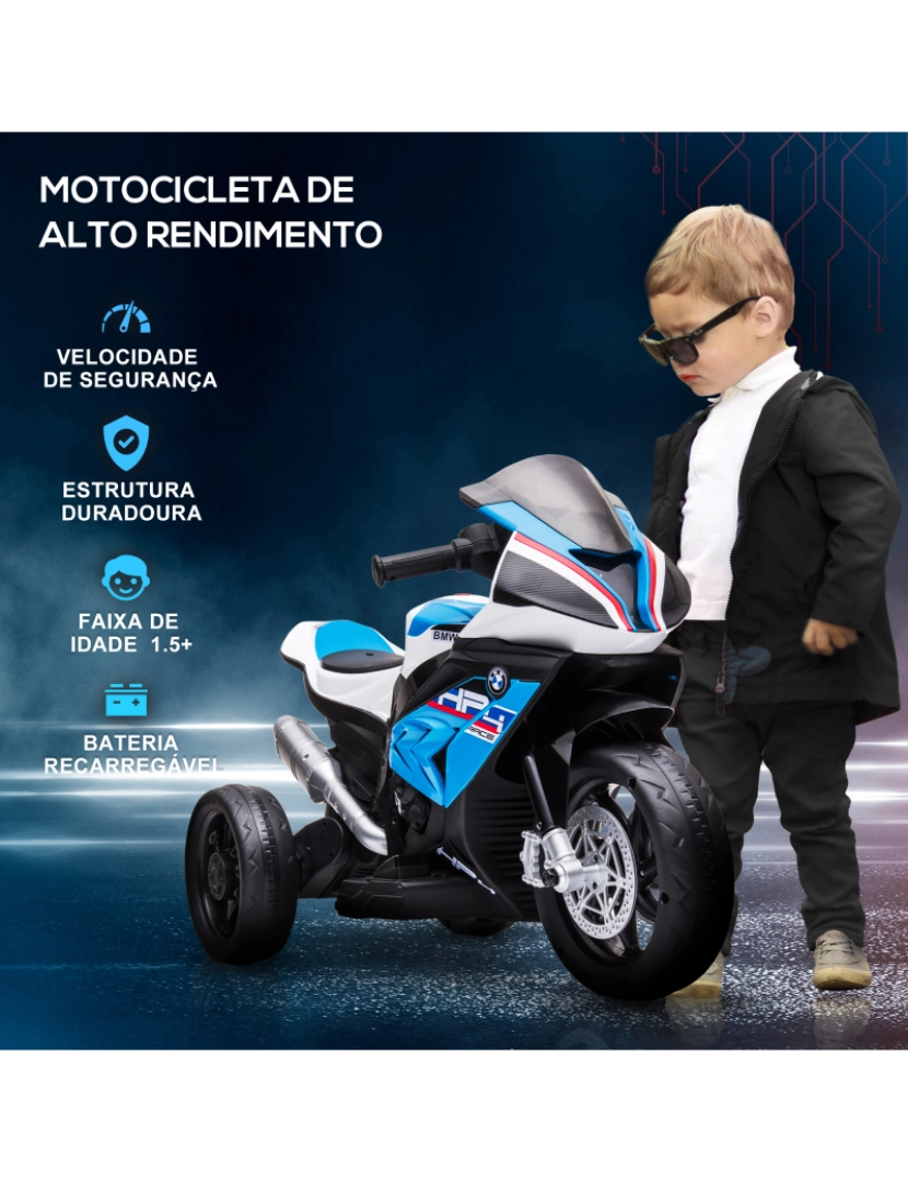 imagem de Mota Elétrica Infantil 82.5x42x54cm cor azul 370-211V90BU6