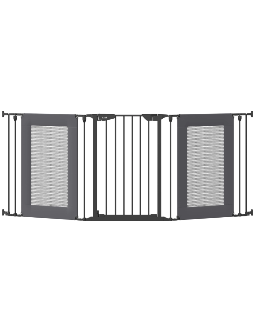 imagem de Barreira de Segurança para Cães 203x2x74cm cor preto D06-163V00BK1