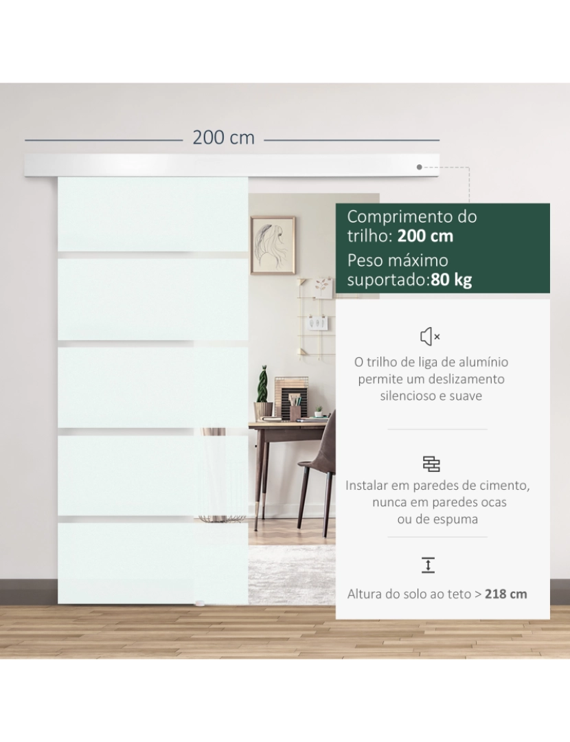 imagem de Porta de Correr 90x205cm cor traslúcido E7-00024